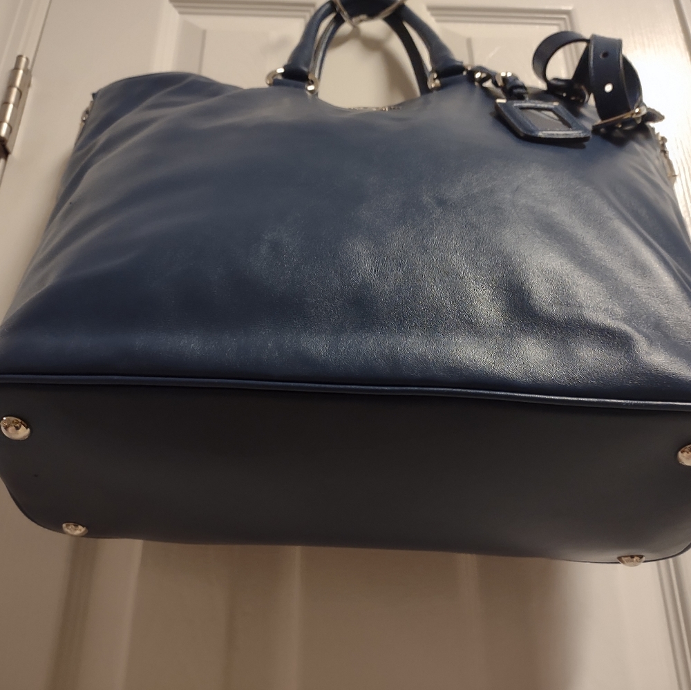 PRADA BLUETTE Soft Calf Leather Bag - Picture 9 of 16